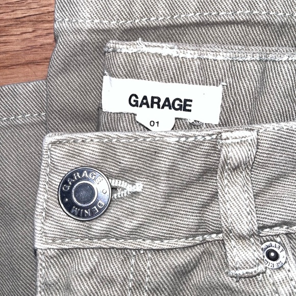 GARAGE sage green baggy jeans - Picture 2 of 2